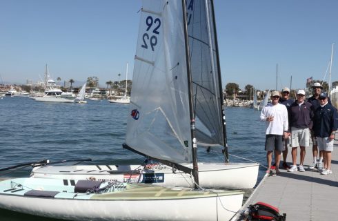 Newport Harbor Finn Fleet!